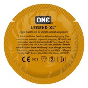 ONE Legend + Brass Lunamax Pocket Case, Premium Lubricated Latex -Large Condoms 12 Count (Retail Packaging)