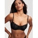 thumbnail image 3 of Sostén DOBREVA 34C Negro de Encaje Balconette Push Up Talla Grande, 3 of 7