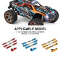 thumbnail image 2 of maskred Steering Link Rod Set For 104009 104016 104018 Monster Trucks Rc Steering Link Rod Set Aluminum Alloy Wheelbase RC Car Accessories Blue, 2 of 6