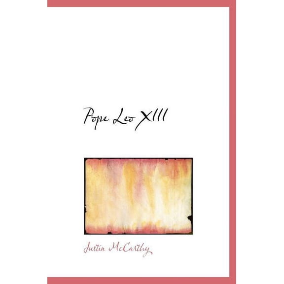 Pope Leo XIII (Hardcover)