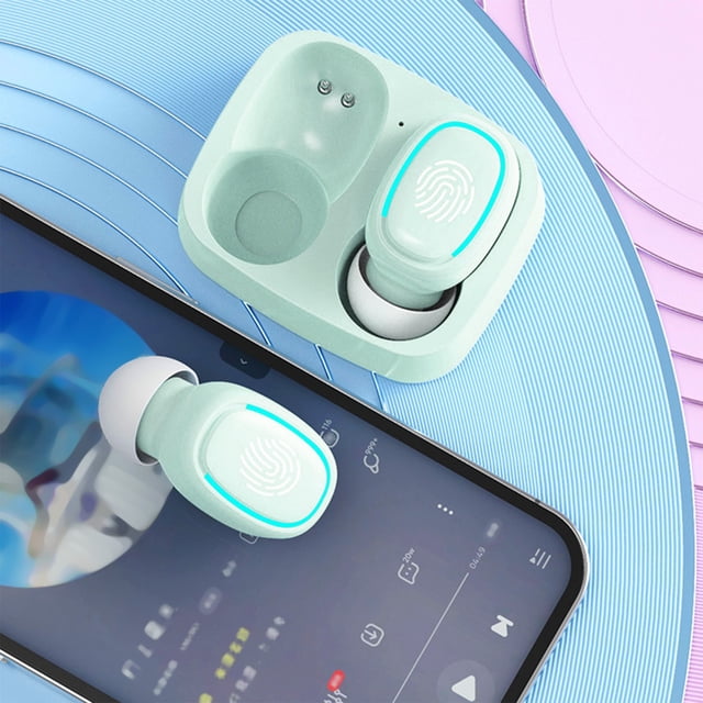 Auriculares Bluetooth, Auriculares inalámbricos, Auriculares Bluetooth Touchs Auriculares inalámbricos Bluetooth Color Macaron Mini Auriculares binaurales invisibles In-ear Auriculares Bluetooth In-bu