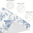 thumbnail image 7 of Blue Floral Dish Drying Mats 18x24 Inch Blue and White Chinoiserie Flower Drying Mats Seasonal Vintage Decorative Coffee Bar Mat Absorbent Fast Drying for Kitchen Dining Room Decor, 7 of 7