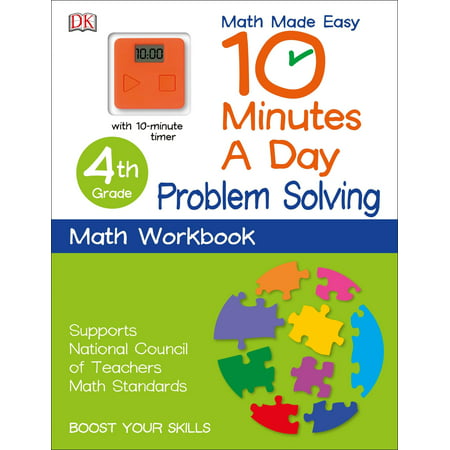 10 Minutes a Day: Problem Solving, Fourth Grade : Supports National Council of Teachers Math (Best Math Resources For Teachers)