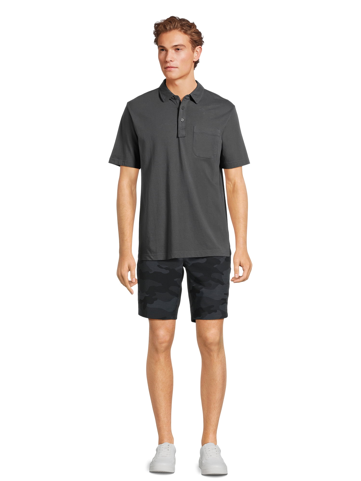 George Men's and Big Men's Flat Front Shorts, 9" Inseam, Sizes 30-46