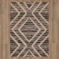 thumbnail image 1 of GEOMETRIC Mainstays Modern Geometric Pattern Tufted Grey, Machine Washable Area Rug 5x7, Ideal for Living Room, Dining Area, and Bedroom, 1 of 5