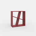 thumbnail image 4 of Ada Home Decor Furniture Burgundy 2 Tier Sada Modern Side Table, 4 of 5