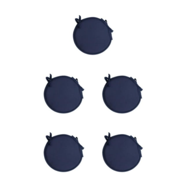 Guardoinrt 1/2/3/5 Indulge In Comfort And Durability Of Round Chair Cushion Soft And Comfortable dark blue 5PCS
