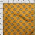 thumbnail image 2 of oneOone Cotton Poplin Fabric Elephant Block Print Fabric By The Yard 42 Inch Wide, 2 of 4