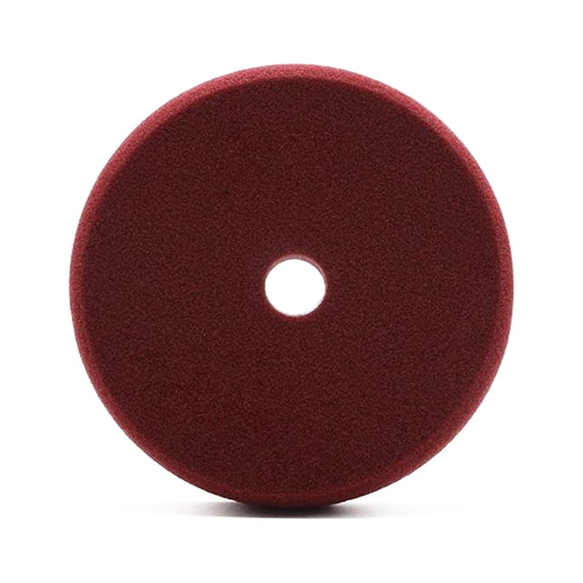 1pc Polishing Pad 6 Inches Car Buffing Sponge for Automobiles Yachts Moderate Scratch Oxidation Defect Removal Red Medium Polishing