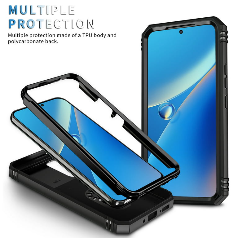 SEFING Case for Samsung A54 Phone Case Samsung Galaxy A54 5G Case with  Camera Lens Cover, with Ring Holder Kickstand, fit Magnetic Car Mount, for
