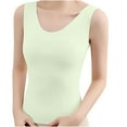 thumbnail image 4 of Jamicy Girls Tank Tops with Built In Bras for 13-17 Years Training Bras for Girls with Lightly Pads Teen Cotton Camisoles Undershirts Kids Crop Tank Tops, 4 of 9