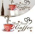 thumbnail image 7 of Coffee Cup Wall Stickers Cafe Vinyl Art Decals Pub Decals Bla Kitchen Home Decor, 7 of 7