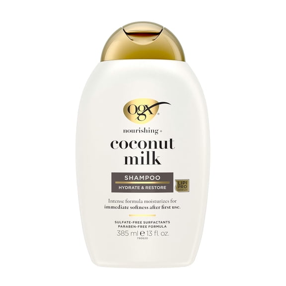 Organix Nourishing Hair Shampoo, Coconut Milk - 13 oz - 2 Pack