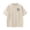 Beige, variant on T Shirt Men Graffiti Painting Bear Vintage Washed Oversized Double Side Print Casual Streetwear Tee