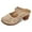 A Beige, variant on Women's Sandals Closed Toe Sandal Dressy And Casual Shoes Flat Wedge Backless Shoes Casual Daily Wear Black 42