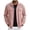 Pink C, variant on Stamzod Mens Button Down Shirt Jacket Casual Long Sleeve Shacket Lightweight Textured Untucked Shirts Pink B XL