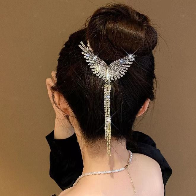 EKE Women’s Hair Clip Vintage Retro Back-Wear Elegant Hair Accessory with Fashion Texture