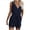 Navy, variant on Tiqkatyck Jumpsuits for Women Dressy Clearance, Womens Casual V Neck Bow Pocket Sleeveless Shorts Wide Shorts Jumpsuits, Rompers for Women, Overalls for Women 2024 Black