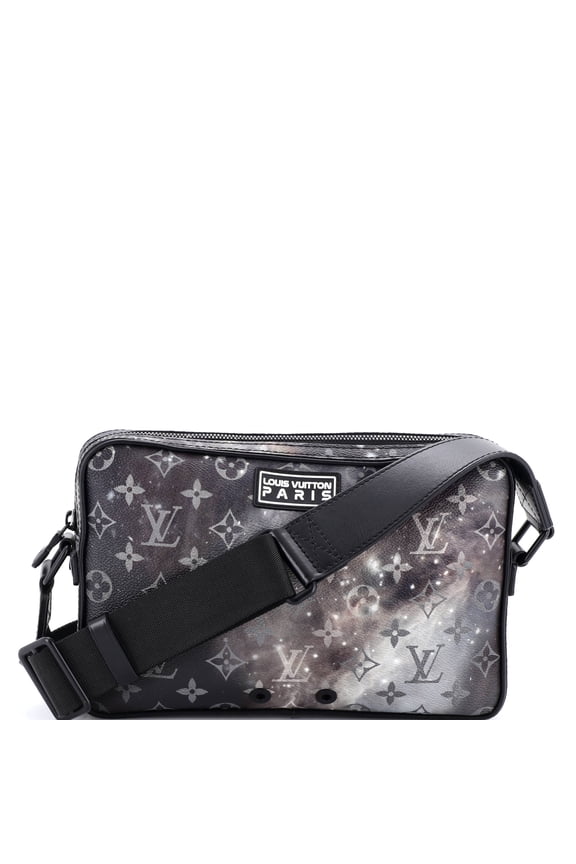 Pre-Owned Alpha Messenger Bag Limited Edition Monogram Galaxy Canvas By Rebag