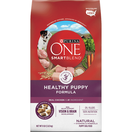 Purina ONE Natural Dry Puppy Food; SmartBlend Healthy Puppy Formula - 8 lb. (Best Affordable Puppy Food)