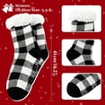 thumbnail image 2 of Slipper Socks for Women with Grippers Non Slip Fuzzy Grip Winter Warm Cozy Thick Comfy Soft Fleece Cabin Socks, 2 of 6