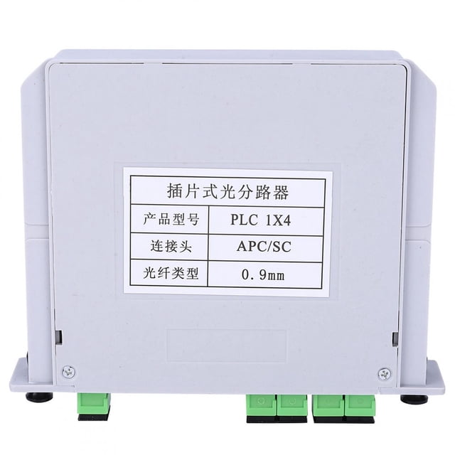 Divisor de fibra PLC monomodo, divisor óptico de cuchillas 1X4, divisor de fibra óptica PLC, divisor óptico de cuchillas de alto rendimiento