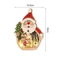 thumbnail image 5 of Cheers.US Christmas Decorations LED Wood Snowman Sign Holiday Xmas Home Decor Wooden Snowmen Screen Rustic Decorative Ornaments for Table Top Fireplace, 5 of 7
