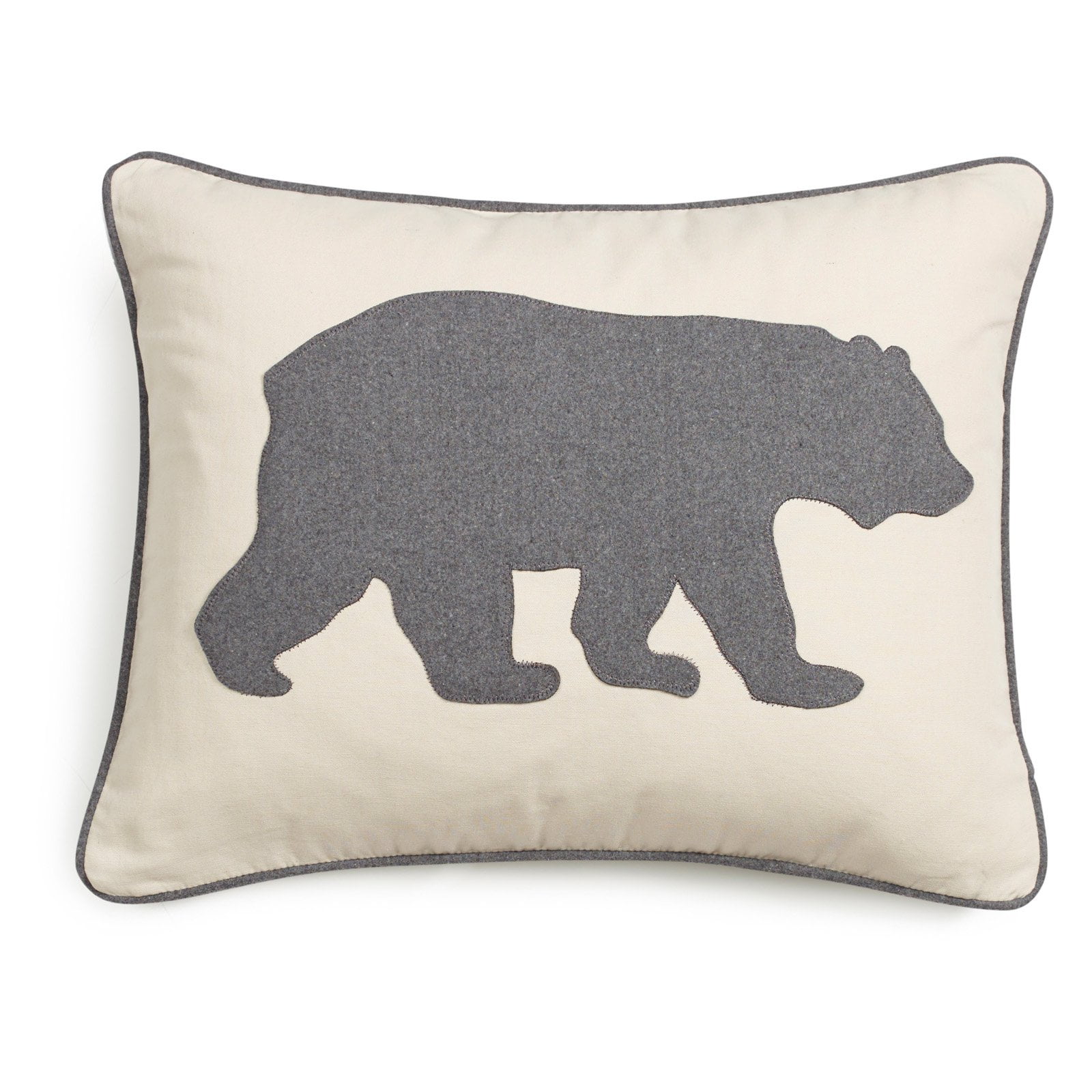 eddie bauer cozy polar bear throw pillow
