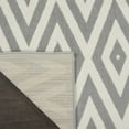 thumbnail image 6 of Geometric White/Grey Area Rug by Bellamy Studios, 6 of 6