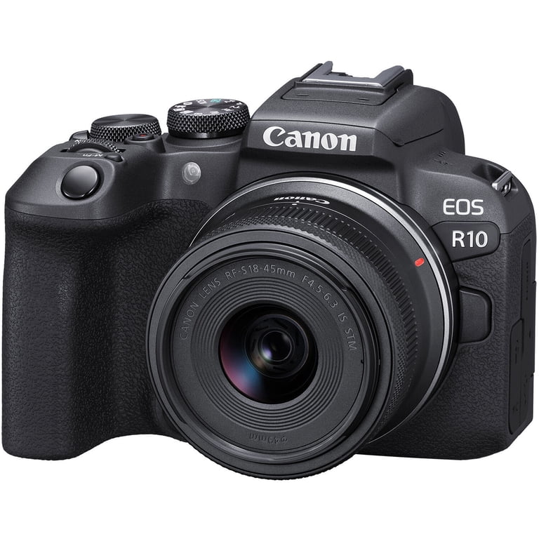 Canon EOS R10 Starter Kit: Mirrorless Camera, 18-45mm & 75-300mm