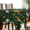 thumbnail image 5 of Yayeee Tablecloths 60" x 120" Rectangle Wrinkle Resistant Party Table Cover, Orange Flowers, 5 of 8