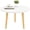 Round-white, variant on Round Coffee Table Low Table with 3 Solid Wood Sturdy Legs, Floor Table Desk for Sitting on The Floor, Storage and Living Room Furniture (White)