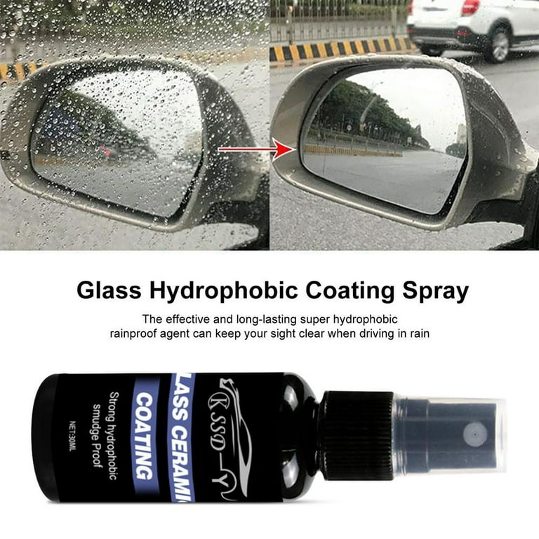 Anti-Rain for Cars Glass Water Repellent Spray Long Lasting Ceramic  Windshield Nano Hydrophobic Protection Coating HGKJ S2