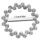 thumbnail image 4 of Fiudx Botón de Nudo de Perla, Clip de Metal para Bufanda, Elegante Hebilla de Cintura, Decoración Versátil para Camisas y Bufandas, Perfecto para Bodas y Negocios, Diseño Moderno, Incluye 1 Botón de, 4 of 4