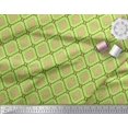 thumbnail image 2 of Soimoi Modal Satin Fabric Flamingo & Moroccan Damask Print Fabric by Yard 42 Inch Wide, 2 of 3