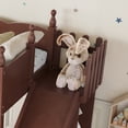 thumbnail image 5 of Harper & Bright Designs Twin Size Loft Bed with Wardrobe and Storage Shelves, Solid Wood Loft Bed Frame with Detachable Slide and Ladders, Antique Natural, 5 of 14