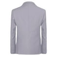 thumbnail image 4 of Cloudstyle Men's 3-Piece 2 Buttons Slim Fit Solid Color Jacket Smart Wedding Formal Suit, 4 of 7