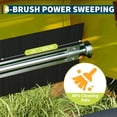 thumbnail image 5 of 26-Inch Push Lawn Sweeper with 4-Brush System & Large 7 cu. ft. Hopper Bag, Lawn and Leaf Cleanup Collector with Durable Wheels, Ideal for Grass, Lawn and Leaf Cleanup Y, 5 of 6