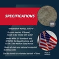 thumbnail image 4 of Mortero refractario Rutland Dry Mix 211 4,5 kg para mampostería, 4 of 6
