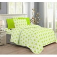 thumbnail image 2 of Elegant Comfort 6 Piece Bed Sheets Polyester Twin/Twin Xl Cube Lime Green Cube, 2 of 5
