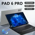thumbnail image 2 of Tableta PAD 6 PRO versión global, Android 13, 10,1 pulgadas, 16 GB, 512 GB, 5G, doble SIM, llamadas, GPS, Bluetooth, WiFi, Google Tablet PC, 2 of 5
