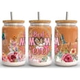 thumbnail image 3 of Gifts For Mom - Unique Birthday Gifts For Mom, Mother, Wife, New Mom, Bonus Mom, Pregnant Mom -16 oz Glass Drinking Jar, Drinking Glasses with Bamboo Lids (Best Mom - Glass), 3 of 6