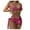 Pink, variant on Fesfesfes Bikinis for Women Wide Neck Swimsuit Strap Bikini Split Swimsuit Set Three-piece Swimming Suit Spring