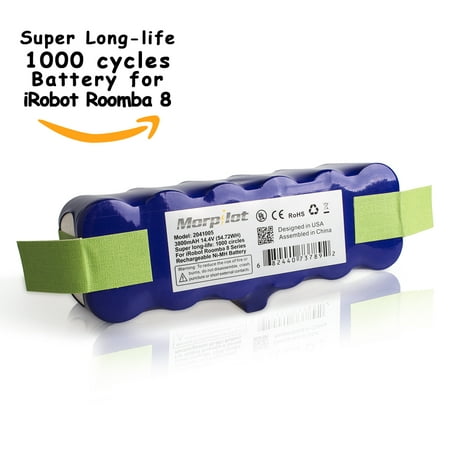 3800mAh Ni-MH Battery for roomba 500 510 530 531 532 533 535 536 540 545 550 551 552 560 562 565C 570 580 581 585 595 600 610 611 620 625 625 630 660 700 760 770 780 790 800 870 (Best 510 Battery For Cartridge)