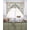 LightCyan LightBlue Beige, variant on Farmhouse Boho Swag Valances for Windows, Small Curtains Drapes, Vintage Farmhouse Bohemia Pattern Art Kitchen Window Curtains Over Sink Window Treatment Valance for Bedroom/Bathroom 56"x36"