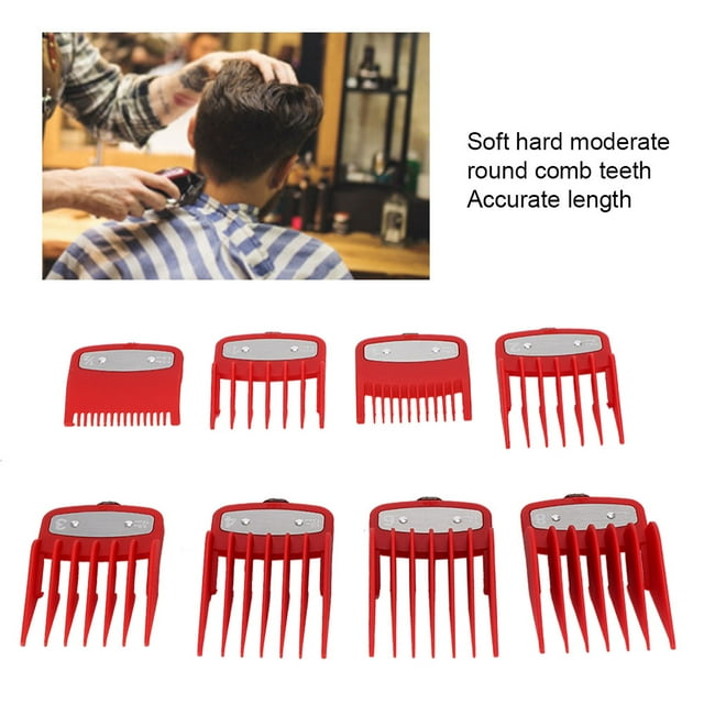 Limit Comb Set, Hair Cutter Limit Comb Set Gradient Carving Caliper Fine Cut Round Combs For Electric Hair Clipper