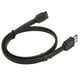thumbnail image 2 of Cable de Conexión ESATA a SATA Macho a Macho M/M Extensor Blindado con Metralla para Disco Duro Externo 50cm, 2 of 5