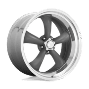 American Racing Vintage Cast Aluminum Rim VNCL215 15X8 5X4.75 M-GRY MACH-LP -18MM, VN2155861US