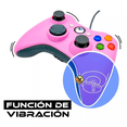 thumbnail image 3 of Control Alámbrico Rosa Compatible con Xbox 360 Virtual Zone Gamepad Xbox 360, 3 of 5