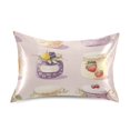 thumbnail image 7 of Yayeee Pillowcase Standard Size Set of 2 Satin Wrinkle Resistant Pillow Case, Purple Jam Jars, 7 of 7